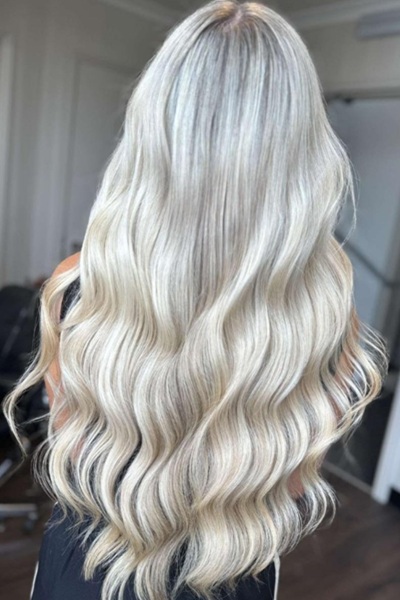 PLATINUM BLONDE AT SUTHERLANDS SALON IN ST ANDREWS