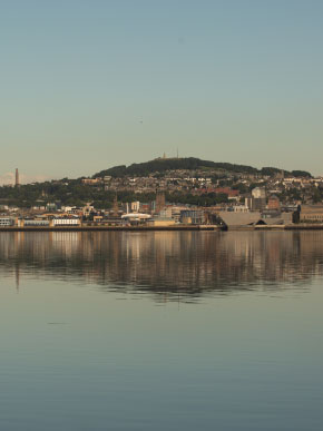 View from Sutherlands Hair and Beauty in Newport-on-Tay